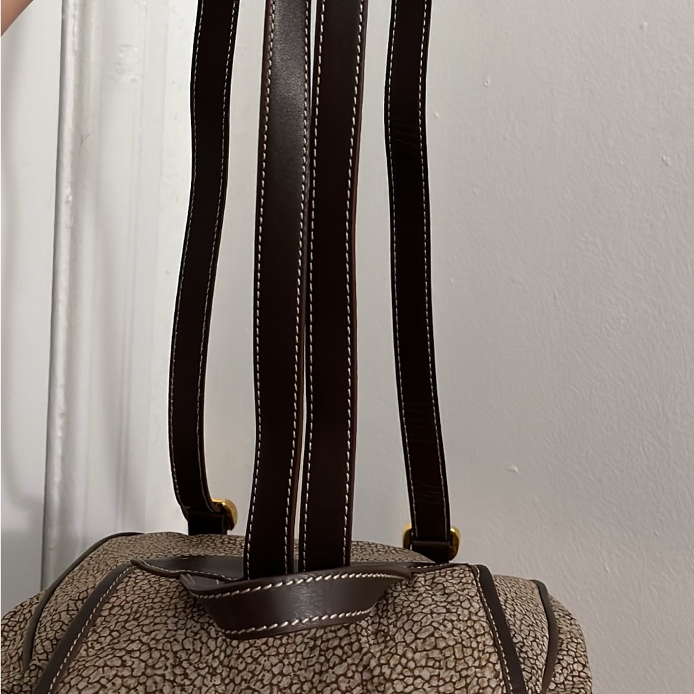 Vintage Borbonese Micro-Spotted "O.P." Print Back… - image 2